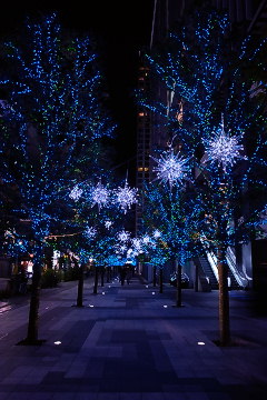 街はクリスマスイルミネーション