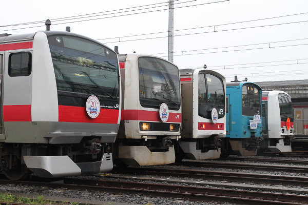 京葉線通勤車勢揃い